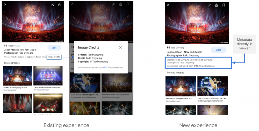 Image Credits Are Now More Visible On Google Images Using Iptc Fields Iptc