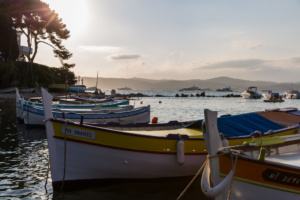 Port de l'Olivette - The little Olivette port in Juan les Pins. France, Aug. 2014.