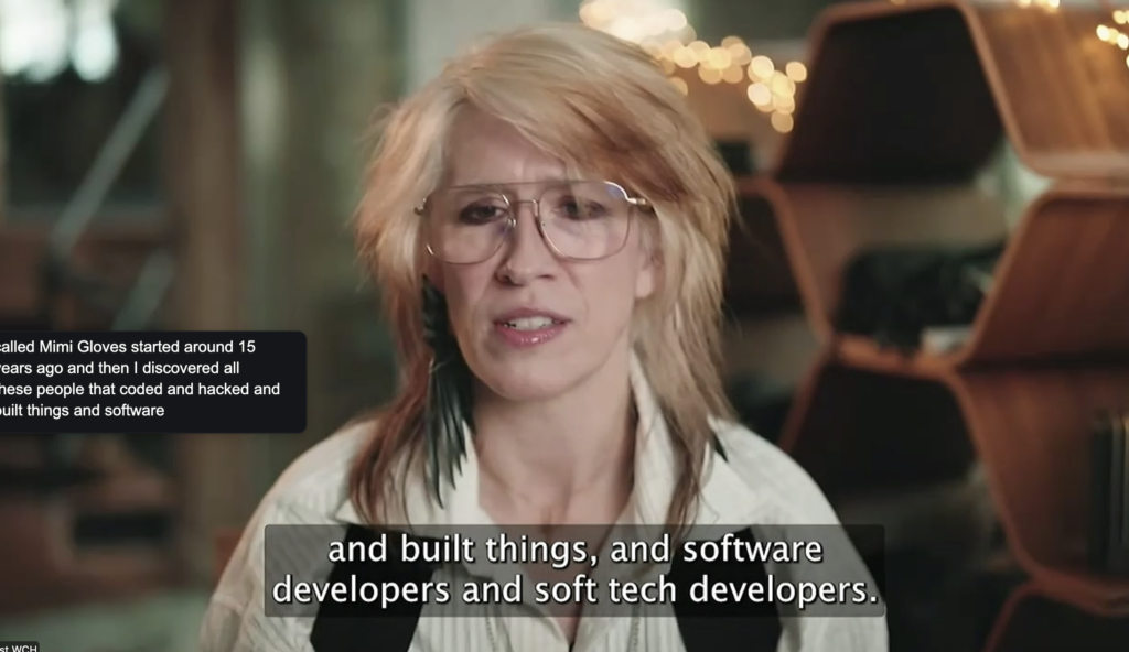 Musical artist Imogen Heap speaking about the importance of creative metadata at the launch of the WIPO AIII Initiative