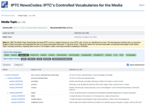 The new CV server is available at cv-beta.iptc.org.